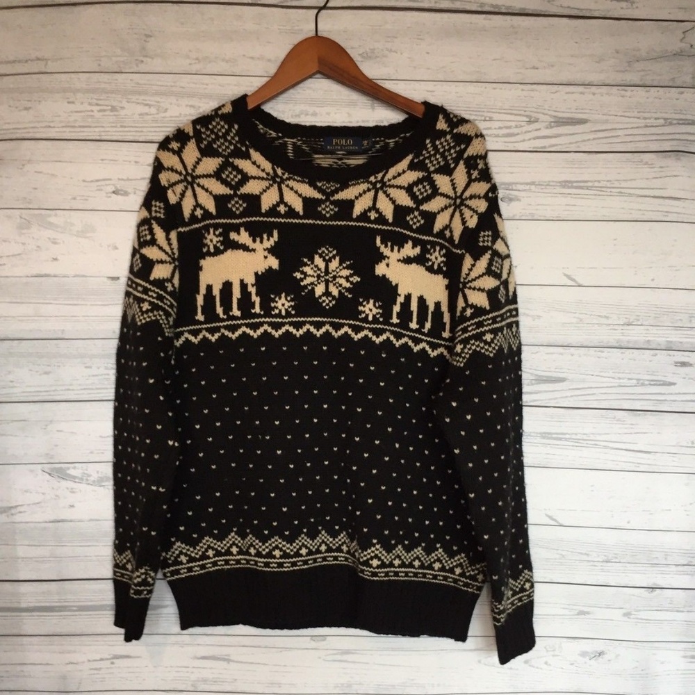 Ralph Lauren Polo Cable Knit Sweater Nordic